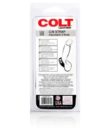 COLT ADJUST 3 SNAP LEATHER