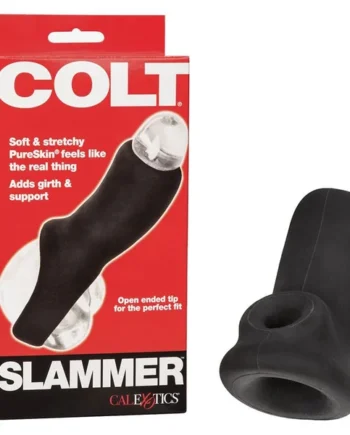 Colt Slammer Open Tip Black Cock Sheath for Men