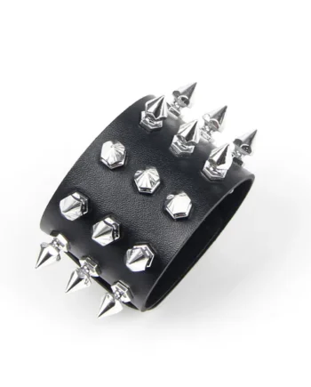 ComeOn Dear – Bracelet Spike – Black/Silver