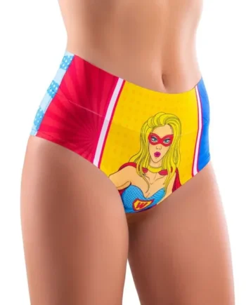 Comics Wonder Girl Hi-Briefs, Large – MeMeMe Lingerie