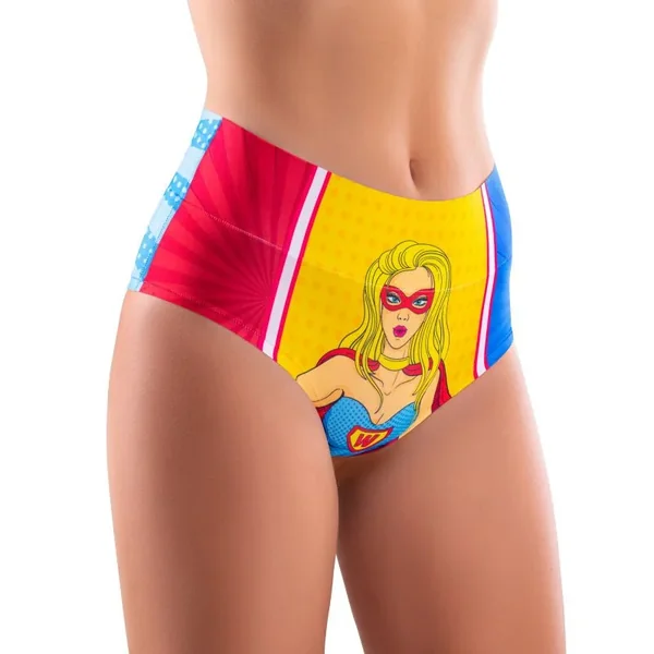 Comics Wonder Girl Hi-Briefs, Large – MeMeMe Lingerie