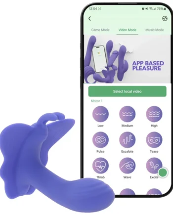 Connect App Controlled Venus Butterfly Wearable Vibe