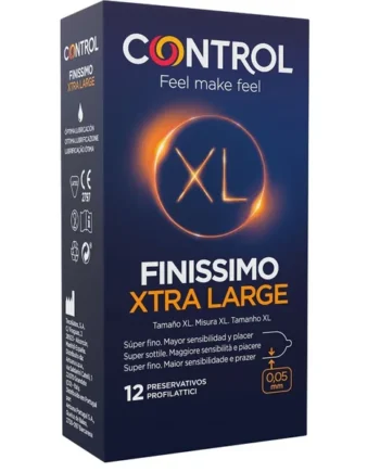 CONTROL - FINISSIMO XL CONDOMS 12 UNITS