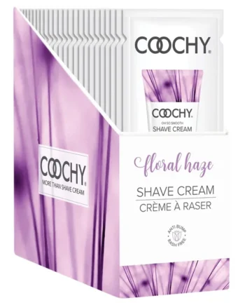 Coochy Shave Cream - Floral Haze - 15 ml Foils 24 Count Display