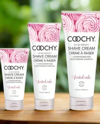 Coochy Shave Cream Frosted Cake