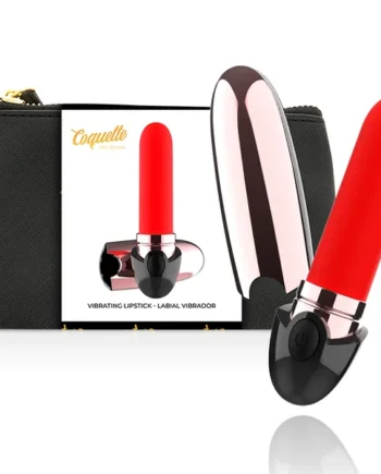 COQUETTE CHIC DESIRE - VIBRATOR RECHARGEABLE LIPSTICK BLACK/ GOLD