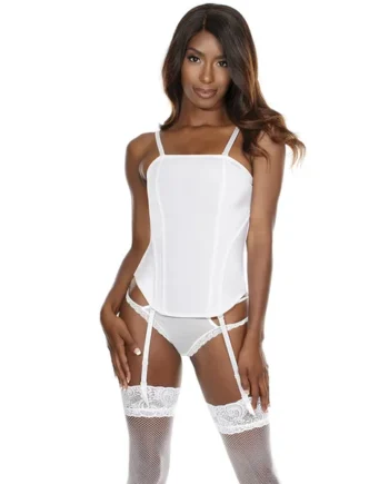 Coquette – Corset Metal Boning – White