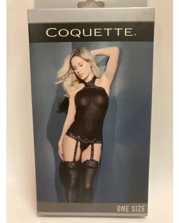 Coquette Lace Stocking Chemise 2494 OS