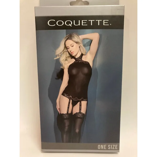 Coquette Lace Stocking Chemise 2494 OS