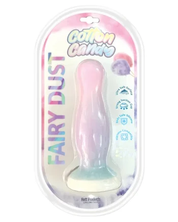 COTTON CANDY FAIRY DUST 5.7IN SILICONE DILDO