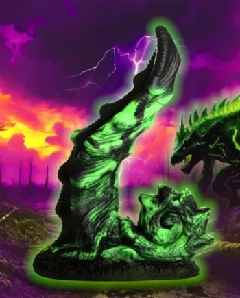 Creature Cocks Glowzilla Silicone Dildo – Glow in the Dark