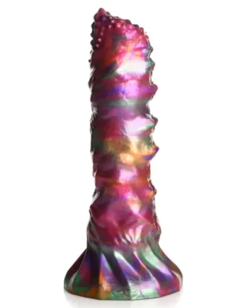 Creature Cocks Larva Silicone Ovipositor Dildo With Eggs Multi Colour