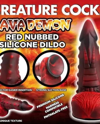 Creature Cocks Lava Demon Dildo 7.8" by XR
