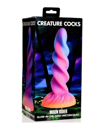 Creature Cocks Moon Rider Glow-in-the-Dark Unicorn Dildo