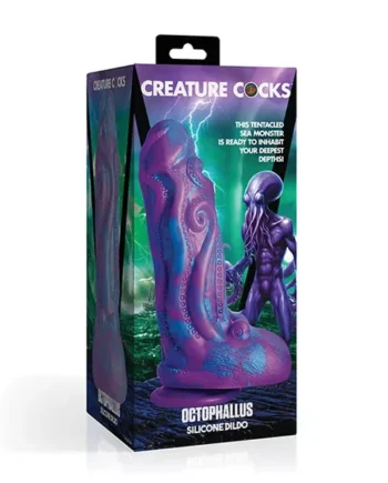 Creature Cocks Octophallus Silicone Dildo – Purple/Blue