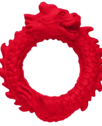 Creature Cocks Rise Of The Dragon Silicone Cock Ring Red