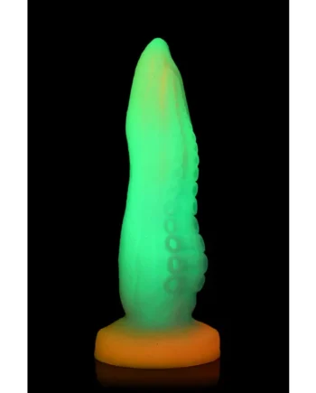 CREATURE COCKS TENTA-COCK GLOW IN THE DARK SILICONE DILDO