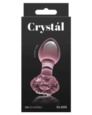 Crystal Flower Plug - Pink