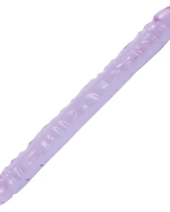 Crystal Jellies 18 Inch Double Dong - Purple