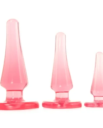 Crystal Jellies Anal Initiation Kit in Pink
