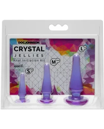 Crystal Jellies – Anal Initiation Kit Purple