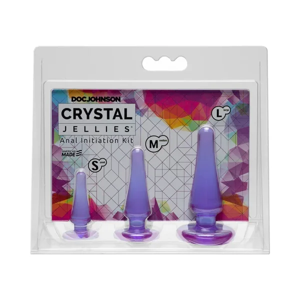 Crystal Jellies – Anal Initiation Kit Purple