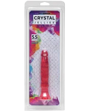 Crystal Jellies Anal Starter - Pink 5.5"