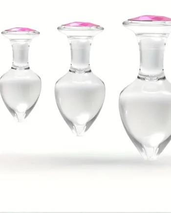 Crystal Non-Metal Anal Plugs For Anal Expansion Outing Crystal Anal Toy