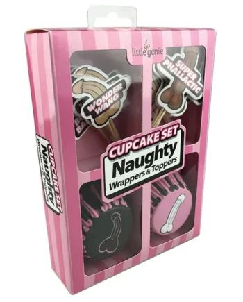 Cupcake Set - Naughty Wrappers & Toppers
