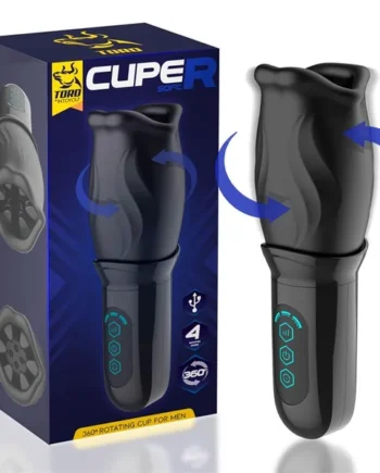 Cuper Masturbator with Rotation 360º Silicone USB