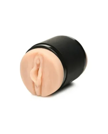 Curve Toys Mistress Double Shot Mini Masturbator Mouth & Pussy, Light Skin