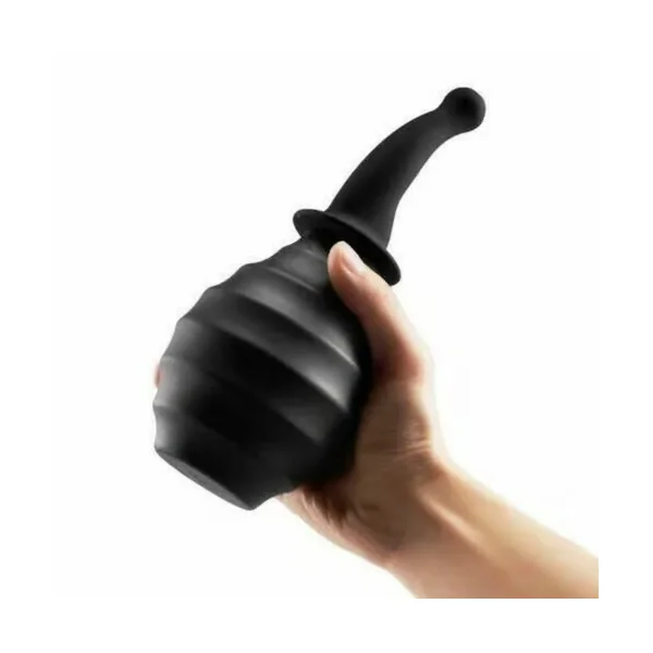 Curved Tip Ribbed Bulb Anal Douches Anal Sex Cleaner
