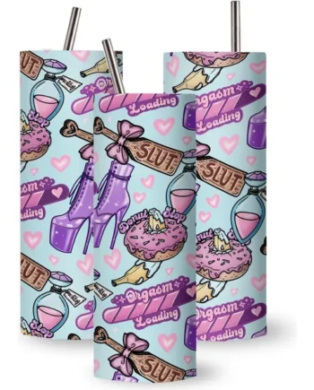 Customized Erotic Stainless Steel Tumbler Cup - 20 oz / 591 ml