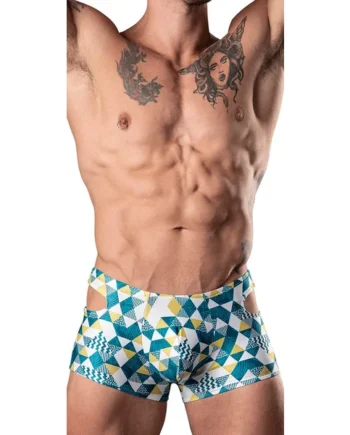 CUT IT OUT! CUTOUT SHORT BLUE LARGE