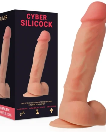 Cyber silicock Oliver ultra realistic soft liquid silicone 19cm