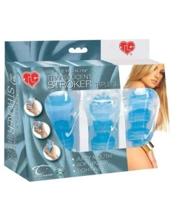 Cyberskin Translucent Stroker Triplets