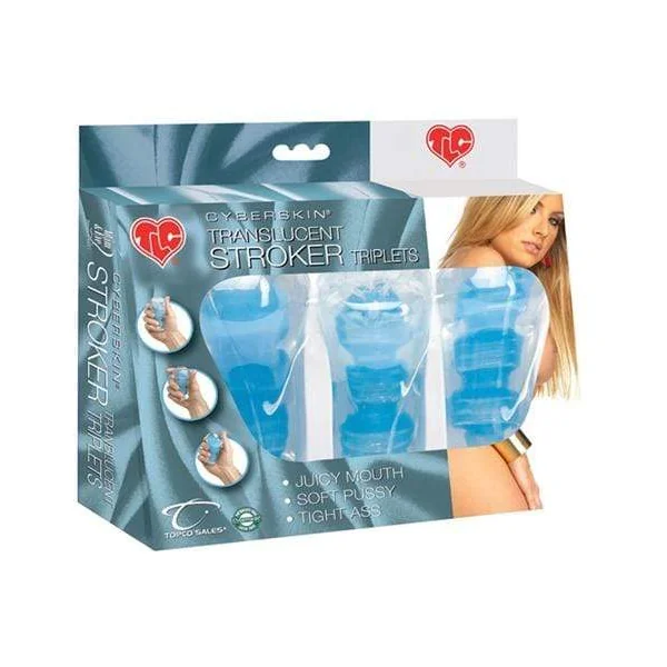 Cyberskin Translucent Stroker Triplets