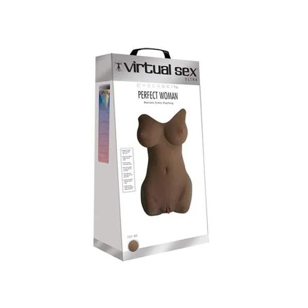 Cyberskin Virtual Sex Ultra Perfect Woman Realistic Erotic Plaything - Dark