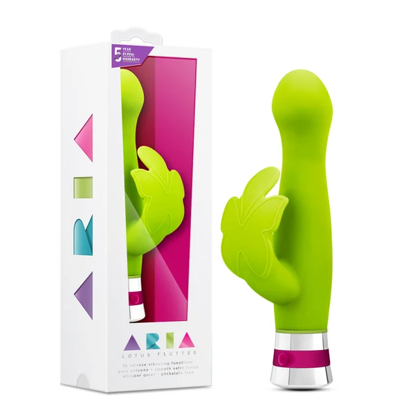 (D) ARIA LOTUS FLUTTER LIME GR VIBRATOR