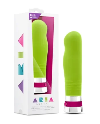 (D) ARIA LUCENT LIME GREEN VIBRATOR