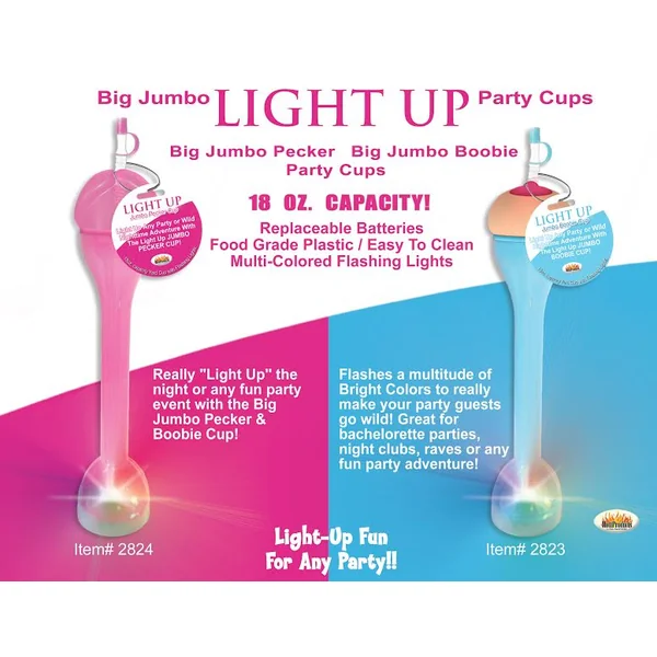 (D) LIGHT UP JUMBO PECKER CUP