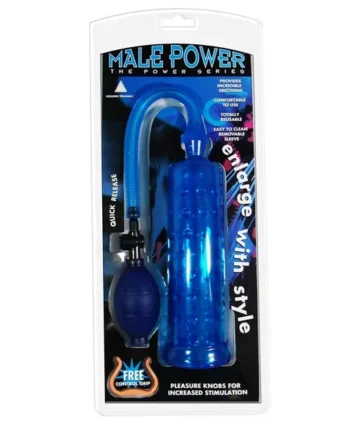 (D) MALE POWER PUMP BLUE