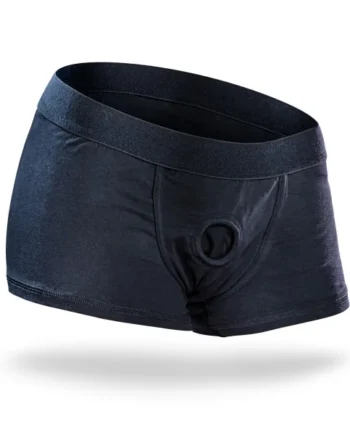 (D) TEMPTASIA HARNESS BRIEFS XLARGE BLACK