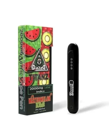 Dazed Titanz 2 Gram D8 Disposable Watermelon Kiwi Indica