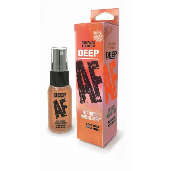 Deep Af Deep Throat Numbing Spray - Cinnamon - 1 Fl. Oz.