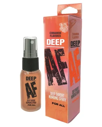 Deep AF Numbing Throat Spray - Cinnamon 1oz