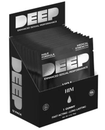 Deep Him Gummy 12 Pack Display - 1 Per Pack