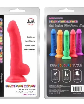 Delux Norman.P Liquid Silicone Strong Suction Cup Dildo