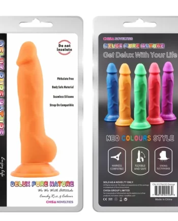 Delux Rick. G Silicone Strong Suction Cup Dildo