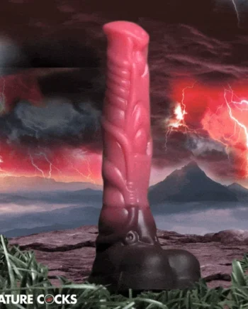 Deluxe Centaur Thrusting & Vibrating Silicone Dildo